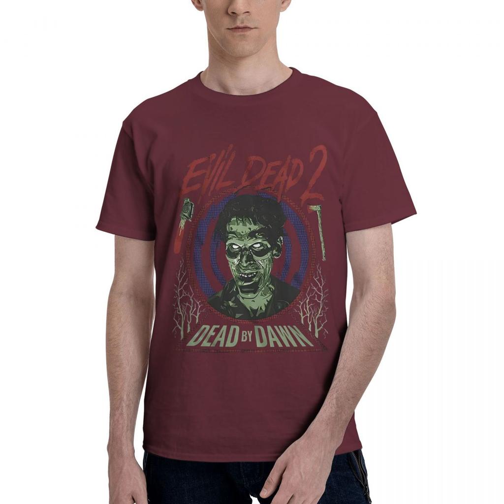 Evil Dead Ash Movie 100 Cotton Casual Breathable Confortable Tops Funny Mens TShirts T Shirt Men