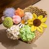 Bendable Wire Stem Handmade Felt Flower Artificial Floral Bouquet  Valentine Gift
