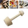 Деревянная толкачка для тарта, двухсторонняя, для пирога, кондитерского теста, форма для выпечки тарталеток с яйцами