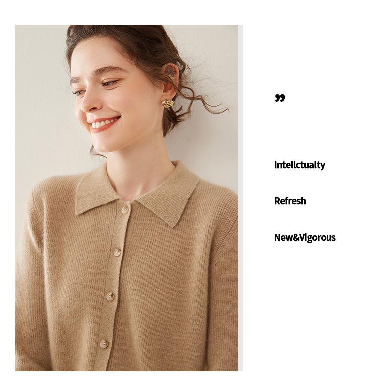 2025 Women's Cashmere Knit Cardigan: Soft, Comfortable, Skin-Friendly, Versatile, Loose Fit, Slimming, Autumn/Winter Outerwear