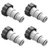 For Intex ARU Threaded Plastic Pool Hose Adapter for 4000 2500 2000 1500 Gallon/Hour Filter Pumps with Threaded Hose Connections