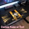 Pittsburgh Penguins Customized Name Text Mouse Pad, Large Desk Mouse Mat Personalized Home Office Present