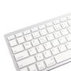 Wireless Keyboard   78 Keys   Thin Portable White Computer Keyboards for   for OS X for   for  dows