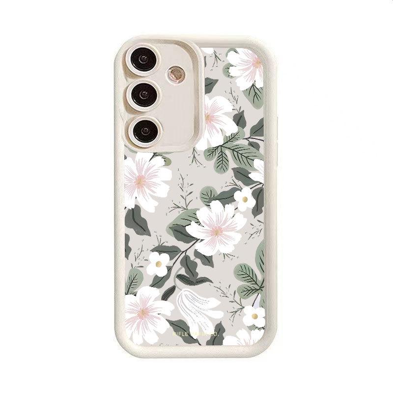 Темпераментный чехол-капля с принтом орхидеи для iPhone 17, 16 Pro, 15 Pro Max, 14, 13 - Идеально для девичьего стиля