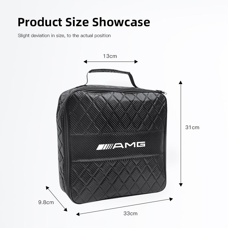 MITV3 Car NEV Charging Gun Storage Bag EV Organizer Box For Mercedes Benz AMG W203 W205 W206 W211 W220 W212 W201 W210 W108 W168 W214