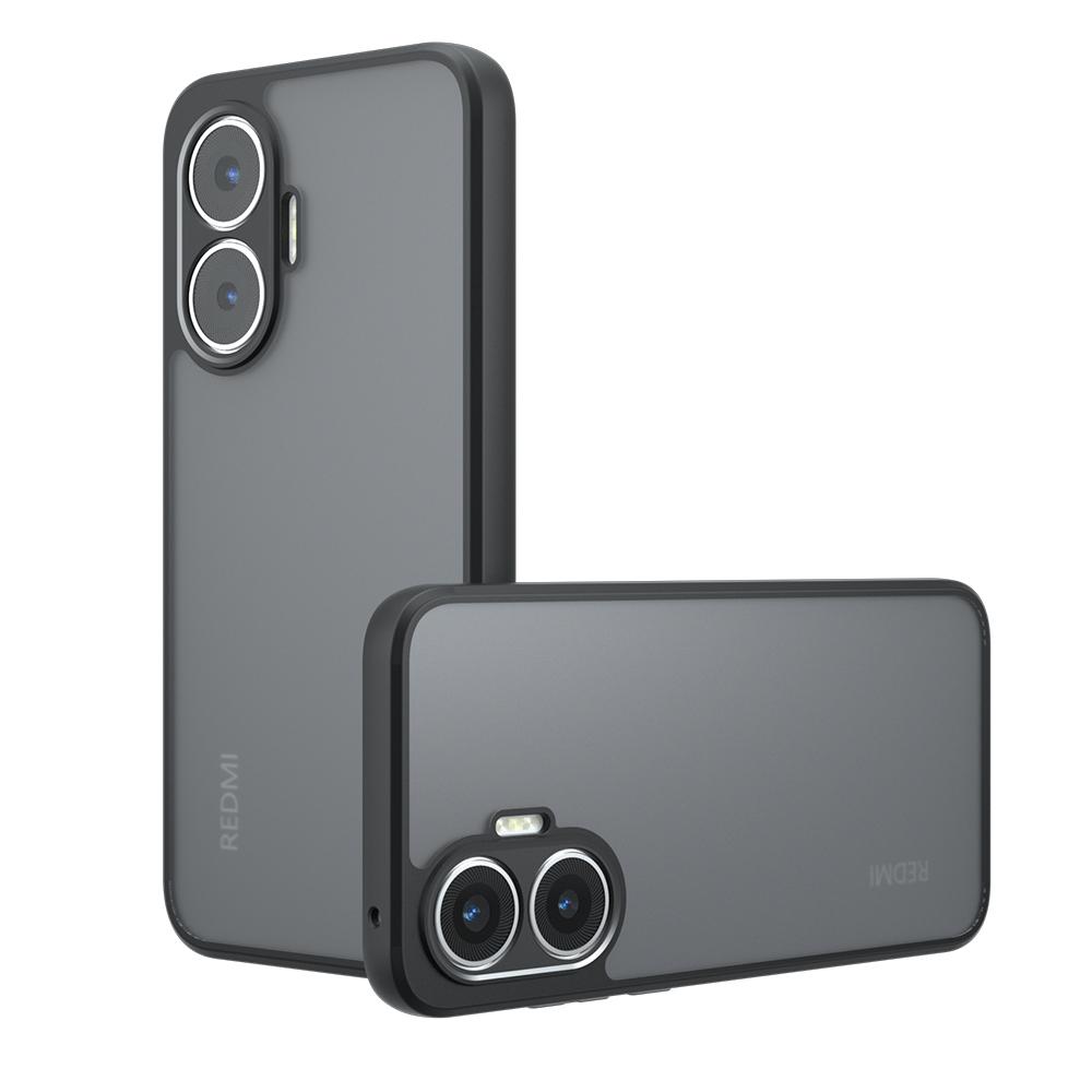 For Xiaomi Poco F7 Case Cover Poco F7 Capa New Shockproof Phone Bumper Back Armor Matte Frosted Transparent For Fundas Poco F7