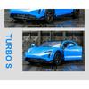 1/36 Porsche Taycan Turbo S Cross Turismo Модель спортивного автомобиля из сплава Литой металл Гоночный автомобиль Модель транспортного средства Звук Свет Детская игрушка Подарок