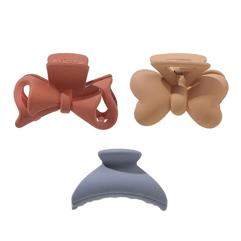 4,5 см матовый простой бант заколка для волос маленькая уличная женская зажимная акула заколка для волос праздничный праздничный аксессуар для волос для девушек подарок