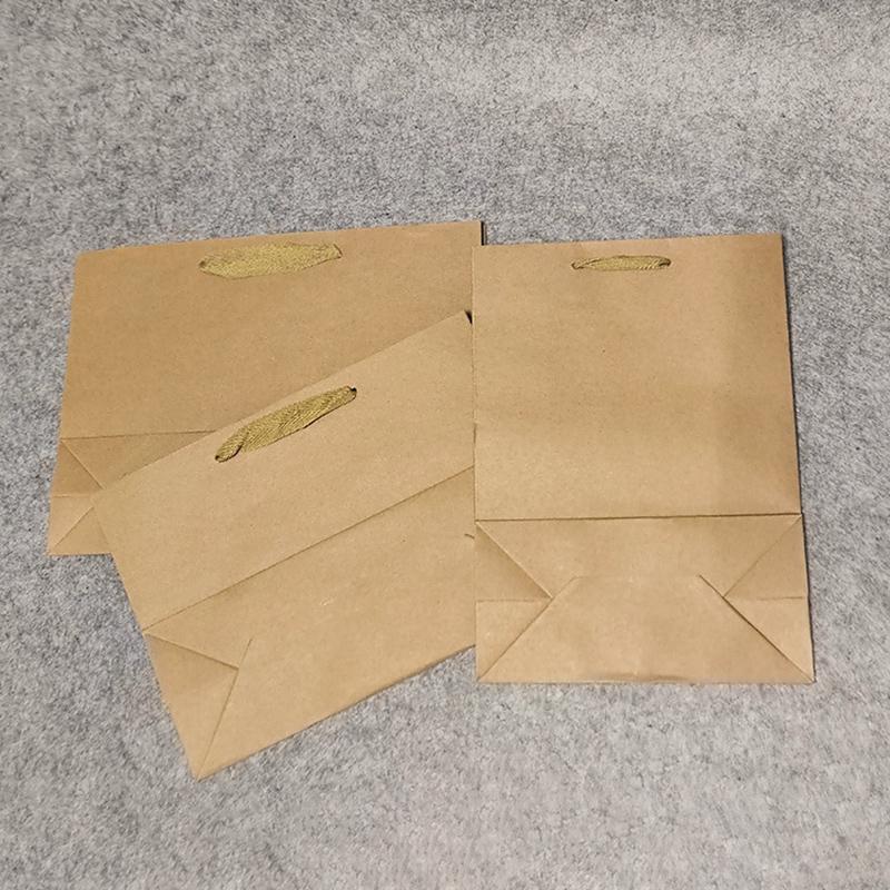 5 шт. утолщенная крафт-бумага сумка-тоут, универсальная подарочная коробка для фруктов, подарочная сумка