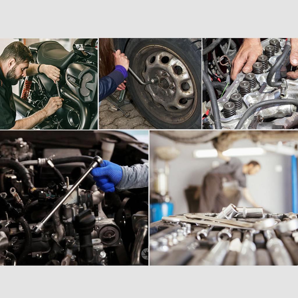 Wrench Extension Socket Extension Breaker Bar 1/2'' Universal Wrench Car Outlet Screwdriver Ratchet Wrench Tool