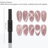 1 шт. Магнитная палочка для дизайна ногтей «кошачий глаз» для гель-лака с эффектом 3D-линии и полосками, сильные магнитные ручки-инструменты для гель-лака