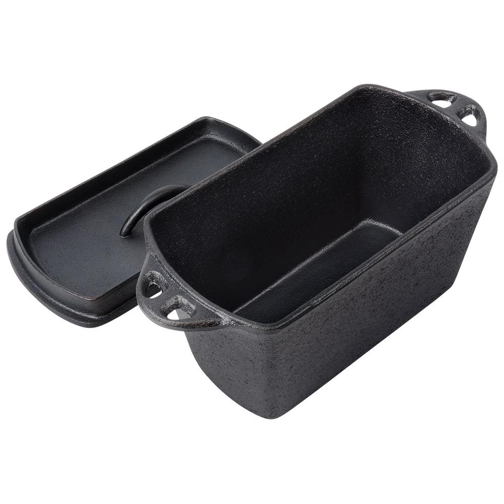 Cast Iron Bread Baking Pan Roasting Pan With Bread Lid