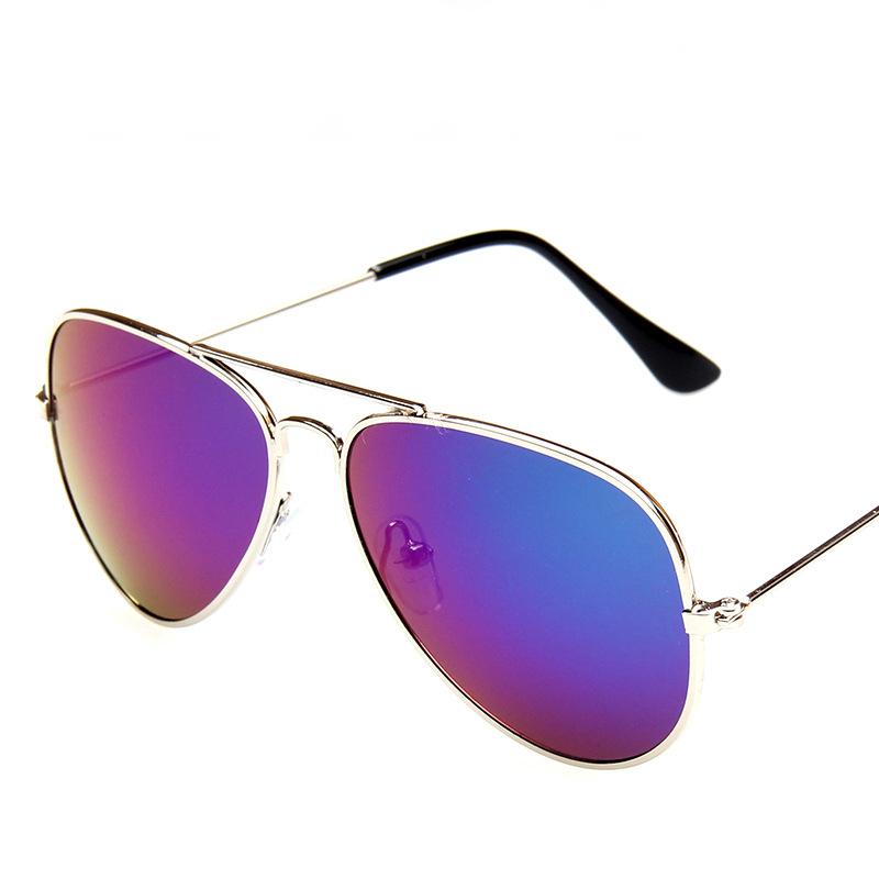 Fashion Children's Mercury Glasses Sunglasses Pilot Color Film Boy Girl Dark Glasses Unique