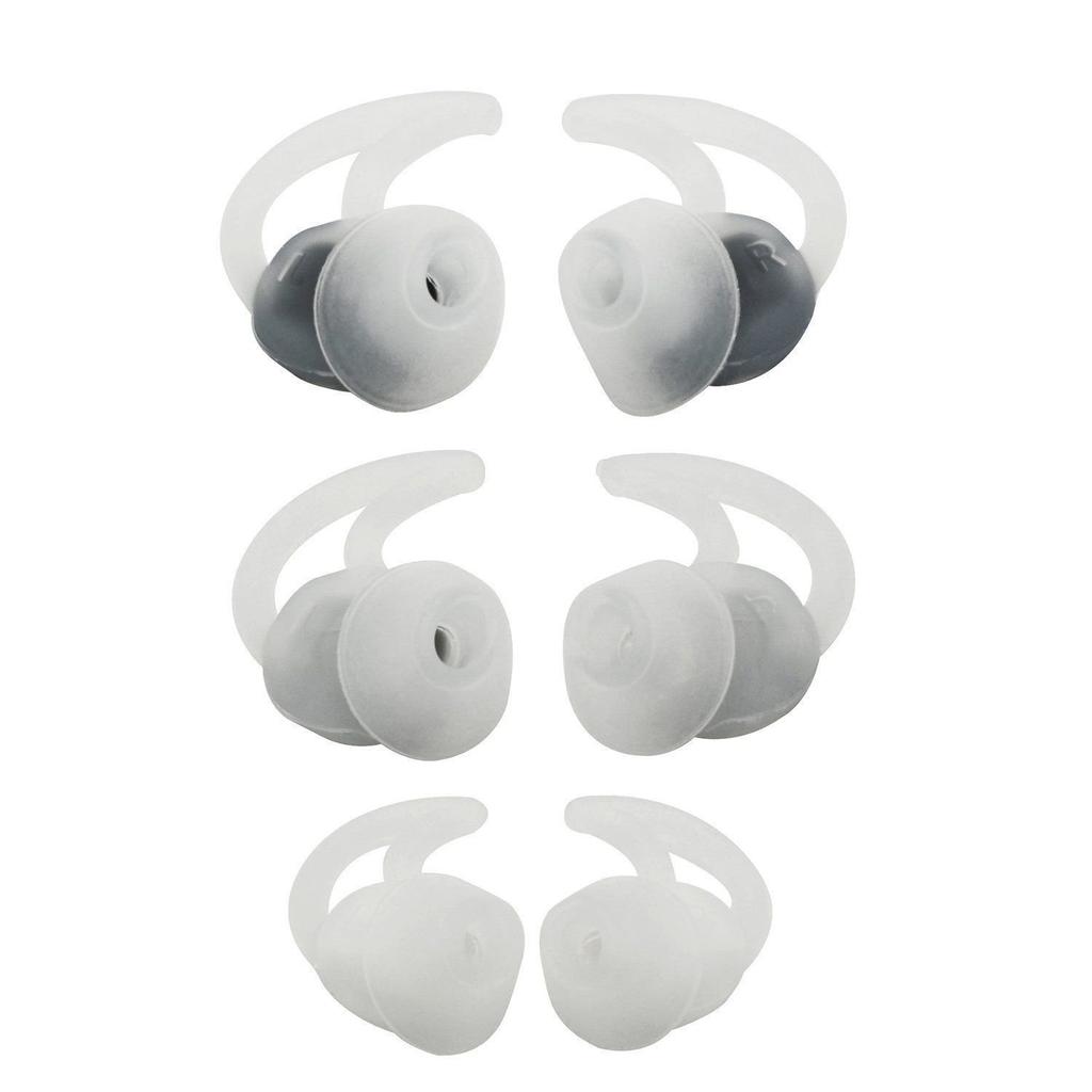 Earphones Silicone Case For BOSE IE2 QC30 Soundsport Covers Earbuds In-Ear Ear Pads Caps Eartips Earplugs Cushion 3pairs