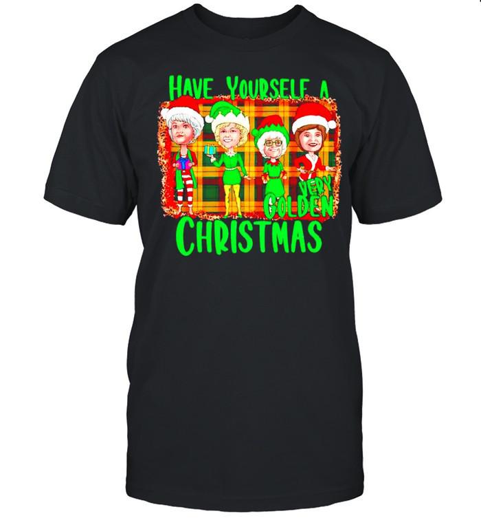 Golden Girl Merry Christmas T-Shirt Cotton Tee For Men All Size S To 4Xl NA012 Unisex T-Shirt