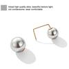 3Pcs Artificial Pearl Brooch Fashion Double Headed Pearl Looper Cardigan Brooch Pin