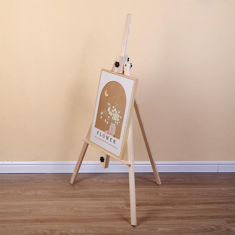 Universal Solid Wood Easel for Art Students: Ideal for Oil Painting, Sketching, and Display