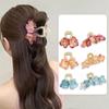 Simulated Flower Flower Hair Claw Korean Style Hair Crab Clip Elegant Sweet Hair Catches  Girl