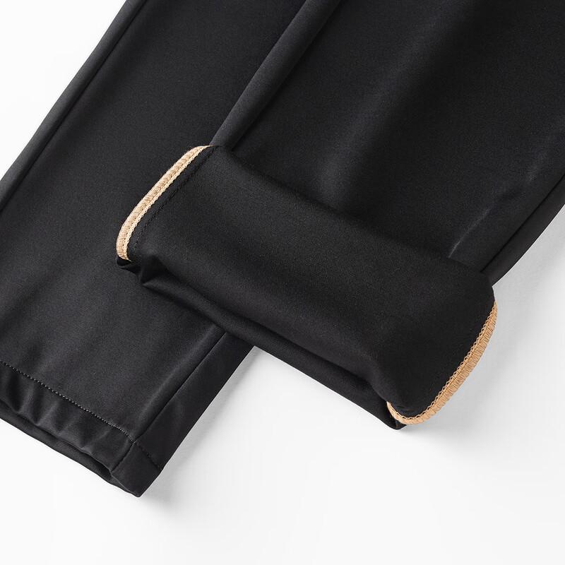 FAPAI Men's Cooling Silk-Blend Business Casual Straight-Leg Pants