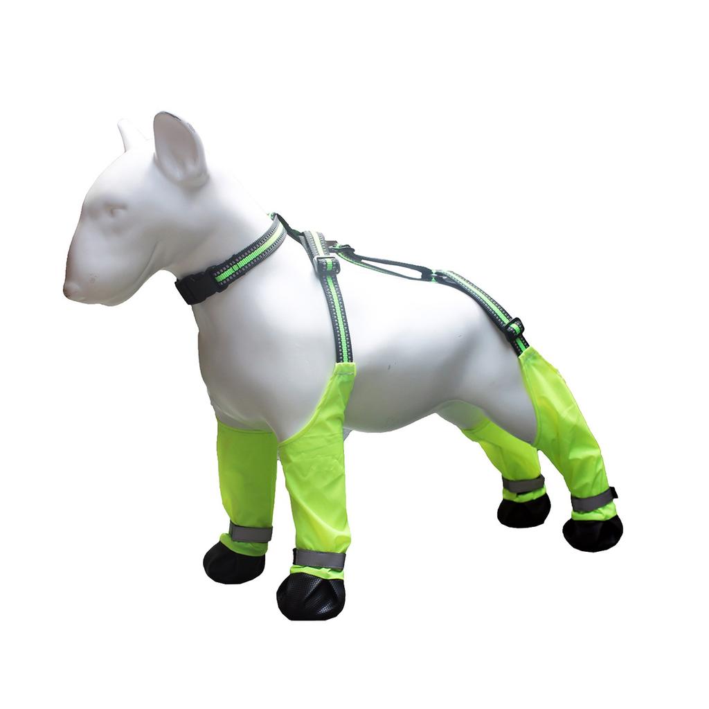 Водонепроницаемая обувь для собак, защитные ботинки для собак с подтяжками, светоотражающие ботинки для собак, регулируемая одежда для маленьких собак и девочек