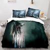 The Living Dead Bedding Set Single Twin Full Queen King Size Zombie Bed Set Aldult Kid Bedroom Duvetcover Sets 3D Anime 016