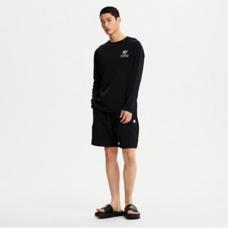 New Balance Футболка с длинным рукавом Kqj Nbnde22613 19 Common Basic Long Sleeve Rash Guard Stand