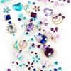 Acrylic Gem Face Stickers for Kids Colorful Rhinestone Self-Adhesive Gems for Girls Stage Performance