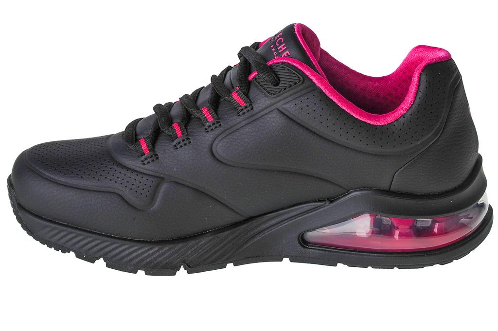 Skechers Uno 2 — 2-е место в рейтинге, женские черные кроссовки