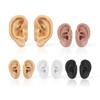 5D Silicone Ear Model for Ear Picking, Teaching, Jewelry Display, and Hearing Aid Demonstration