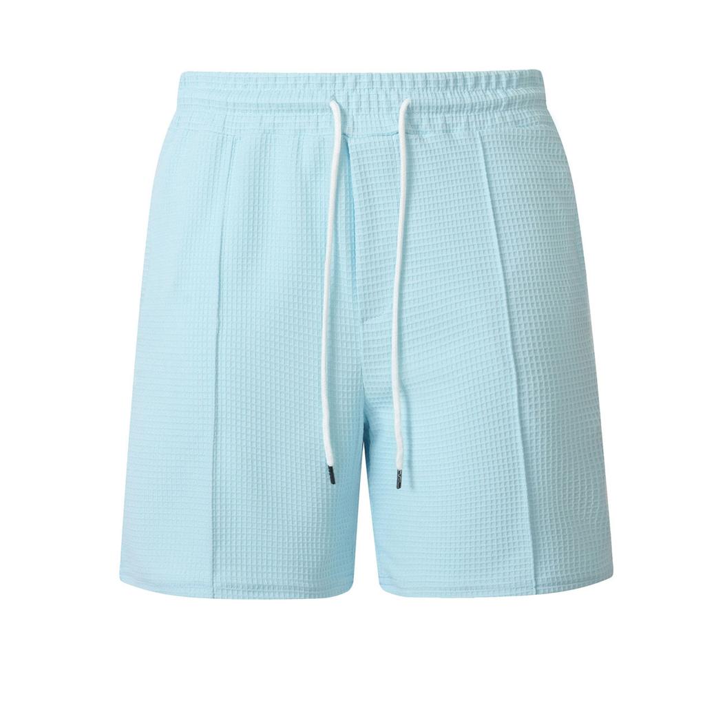 Men's Relaxed Summer Shorts with Drawstring Waist and Pockets