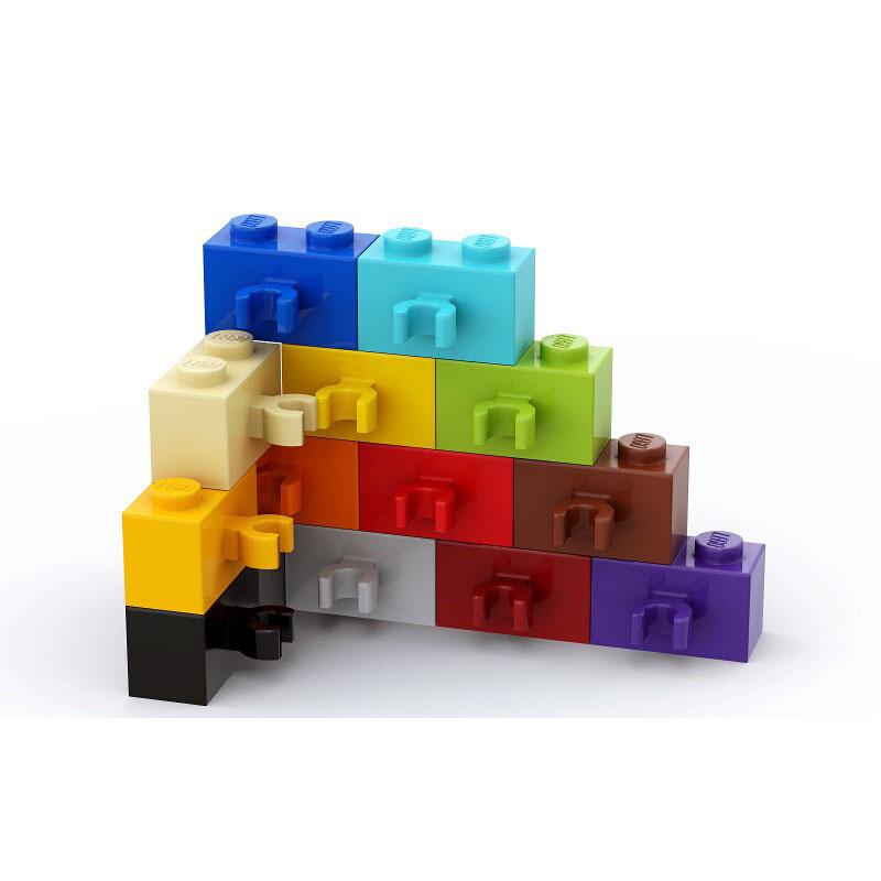 10 шт. Детали MOC 95820 30237 Кирпич Специальный 1x2 с Зажимом Совместимые Кирпичи Строительные Блоки Частичная Игрушка Подарок