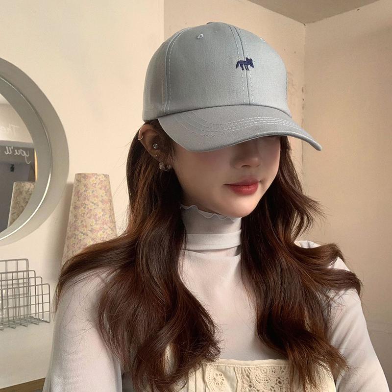 1 шт. Повседневная симпатичная вышитая бейсболка с изображением маленьких лисиц, кепка для женщин и мужчин, солнцезащитная кепка для отдыха на открытом воздухе