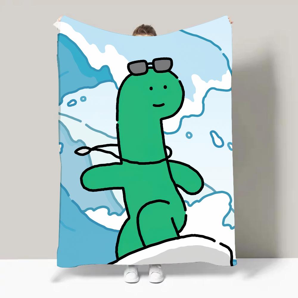 Cartoon J-Joguman Studio Cute Blanket Design Lightweight For Dorms, Naps, Living Room, Office,Sofa,All-Season