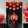 2026 Horse-themed Lunar Year Decor Chinese Character New Year Hanging Flag  Chinese New Year