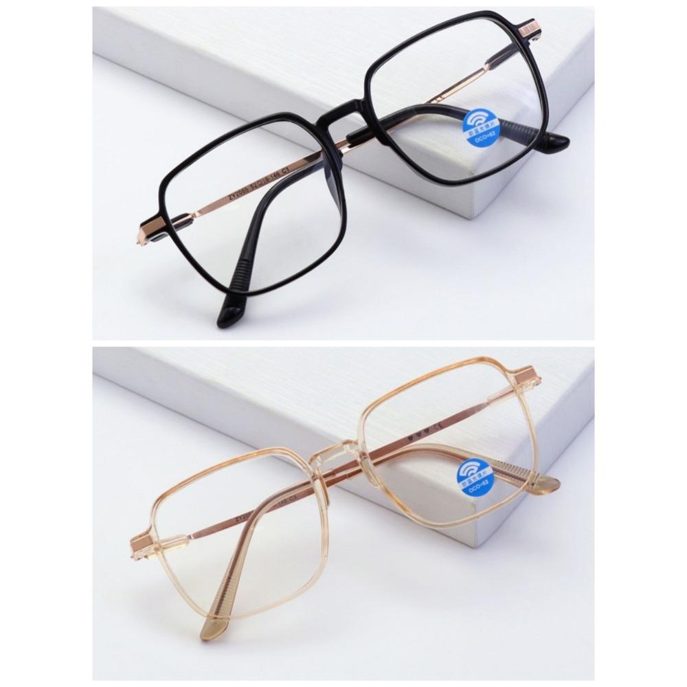 Anti-radiation Blue Light Glasses Transparent Square Frame Glasses for Women Eyewear