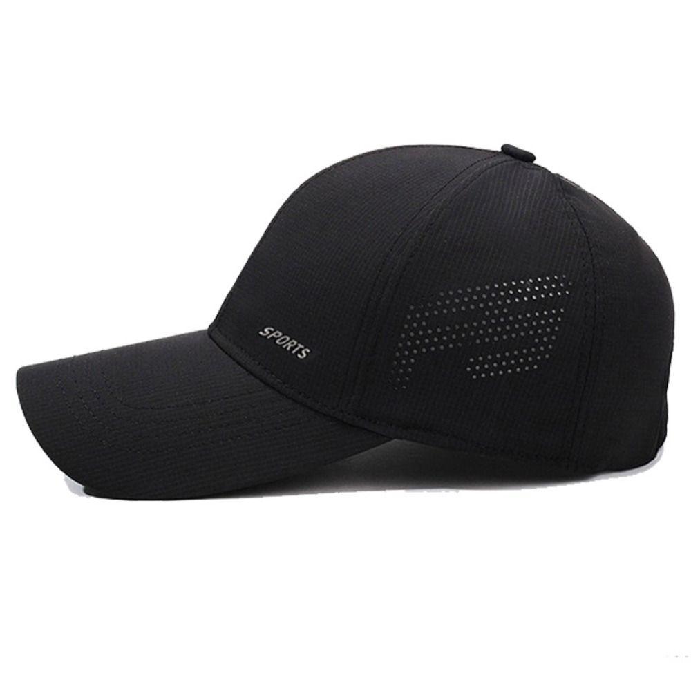 Polyester Mesh Baseball Hats Washable Quick Drying Baseball Caps Outdoor Sport