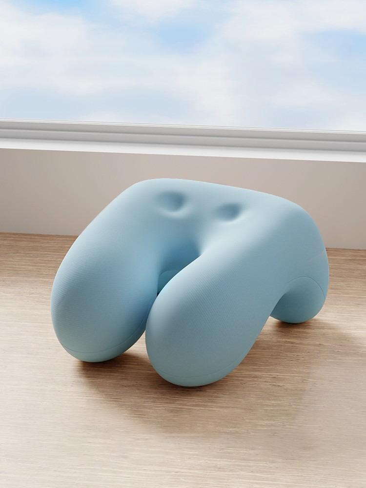 Memory Foam Office Chair Head Support Pillow for Computer Chairs Adjustable Headrest Nap Pillow for Sleeping Working Removable