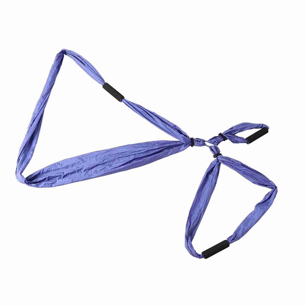 Aerial Fitness Hanging Grip Inversion Trapeze Swing Sling Hammock(Blue Green)
