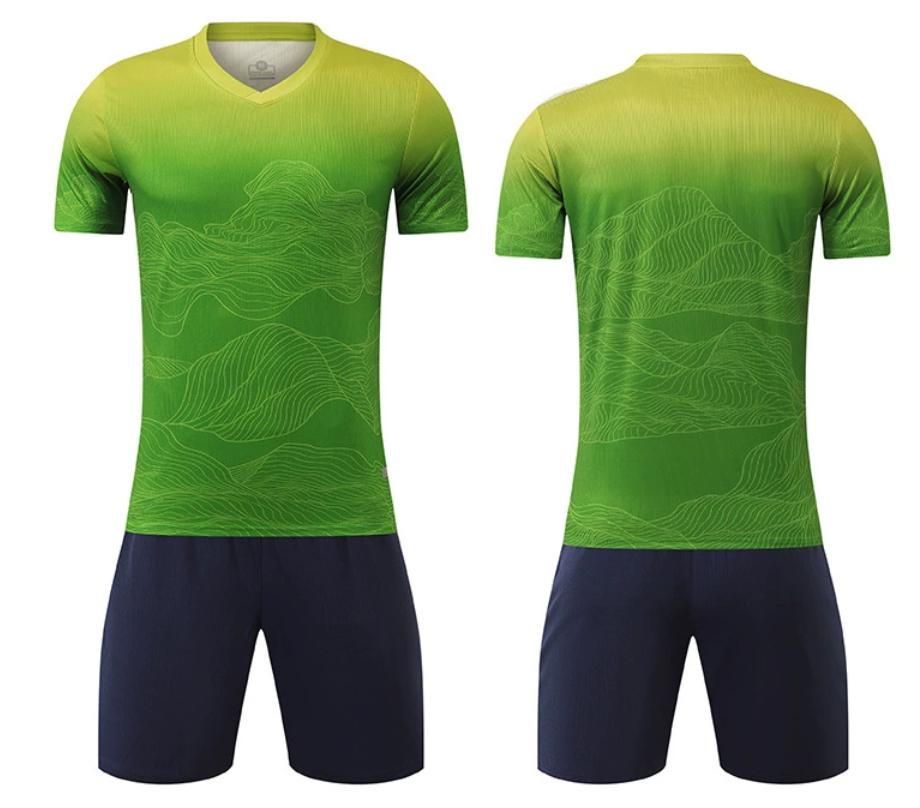 Custom OEM Soccer Jersey Set for Adults - High Quality Football Kits with Team Logo Printing, Multiple Sizes Available