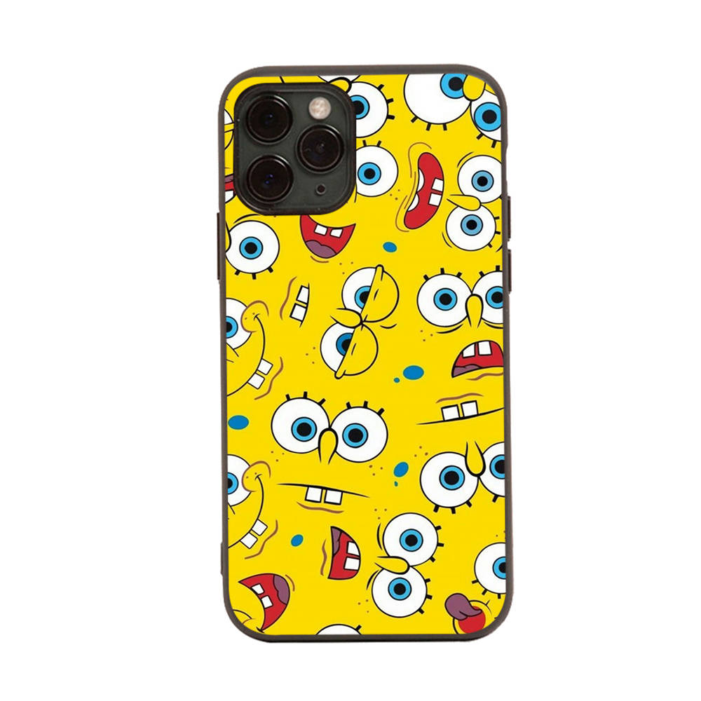 Чехол PB2 SpongeBobBlack Sofe для Xiaomi Poco X6 X4 M5 M6 F5 F6 C65 C55 C50 C51 C40 Pro Redmi 14C A3X 13C 12C 11T 10A 9C Note 7 6 8A Plus