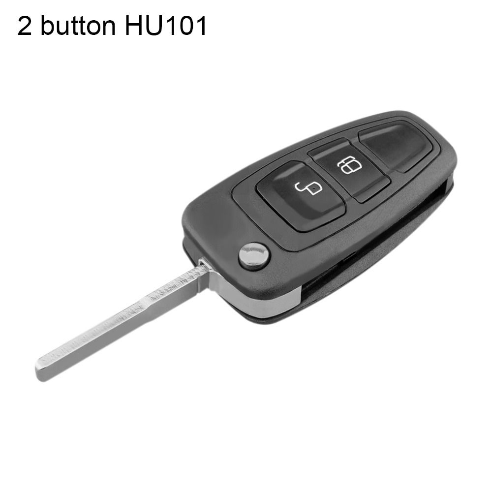 Черный Корпус Дистанционного Ключа HU101/F021 Лезвие Автомобильный Ключ Чехол для Брелока-Пульта для Ford Focus Fiesta