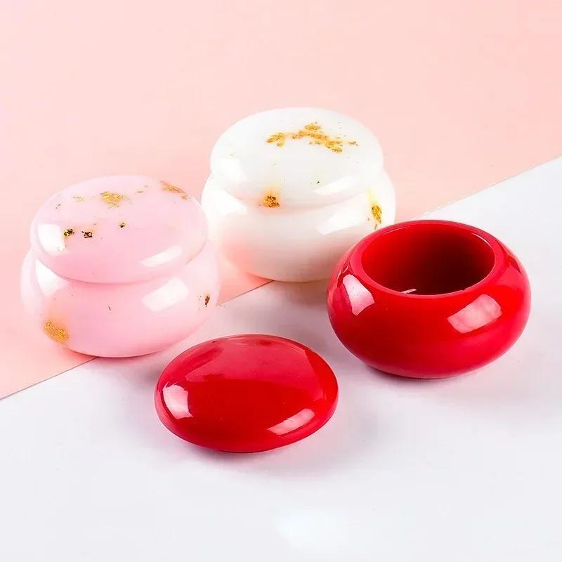 DIY Storage Tank Mold Epoxy Resin Jewelry Silicone Mold Accessories Diy Transparent Storage Silicone Mold Resin Crafts