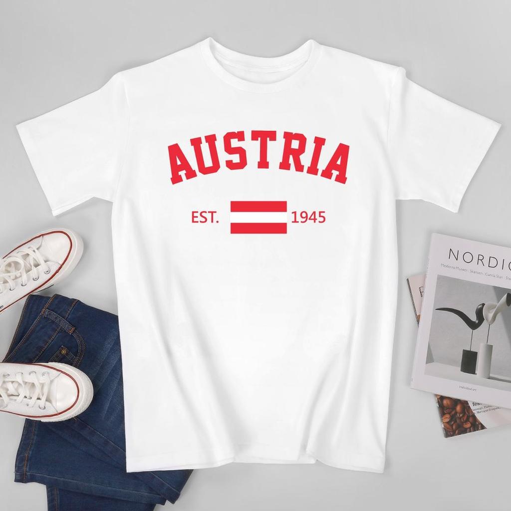 Unisex Unisex Austria EST1945 Independence Day Tshirt Tees T Shirts WoUnisex Boys 100 Cotton TShirt