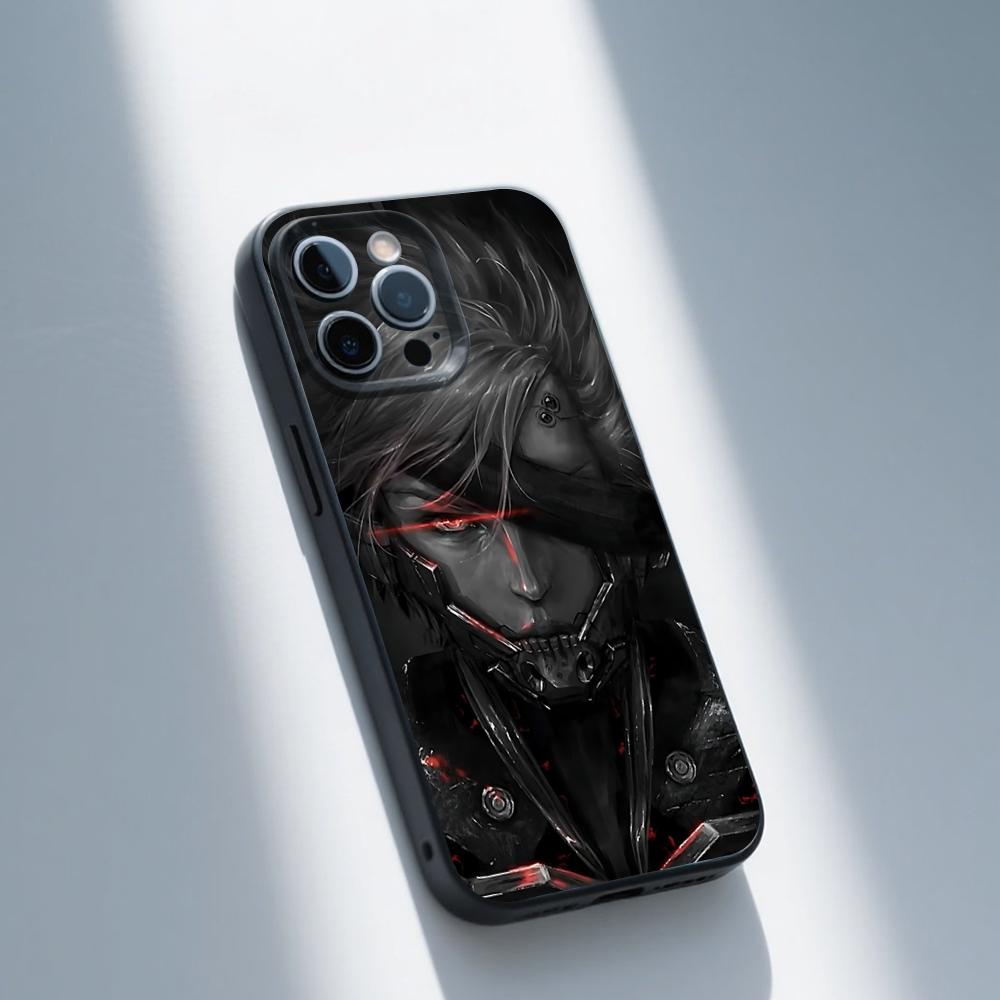 Чехол для телефона Raiden M-Metal G-Gear для iPhone 16,15,14,13,12,11,Pro,Max,Plus,X,XS,SE,E,Mini, Мягкий силиконовый черный чехол