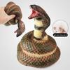 Большая Мягкая Резиновая Модель Змеи для Детей - Игрушка-симулятор Кобры, Гремучей Змеи и Питона