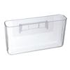 Wall Mounted Storage Organizer Box Punch Free Strong Adhesive Transparent Wall Phone Holder for