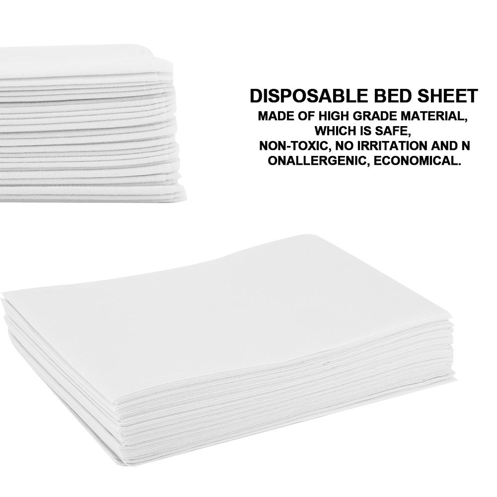 Одноразовая простыня Водонепроницаемая Маслостойкая Наматрасник для Салона СПА Тату Массажного стола Отелей
