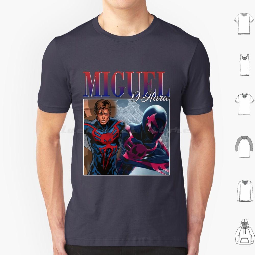 Miguel Ohara Vintage Retro T Shirt 6xl Cotton Cool Tee Miguel Ohara Vintage Retro Miguel Ohara Spiderverse Spider Miguel Into
