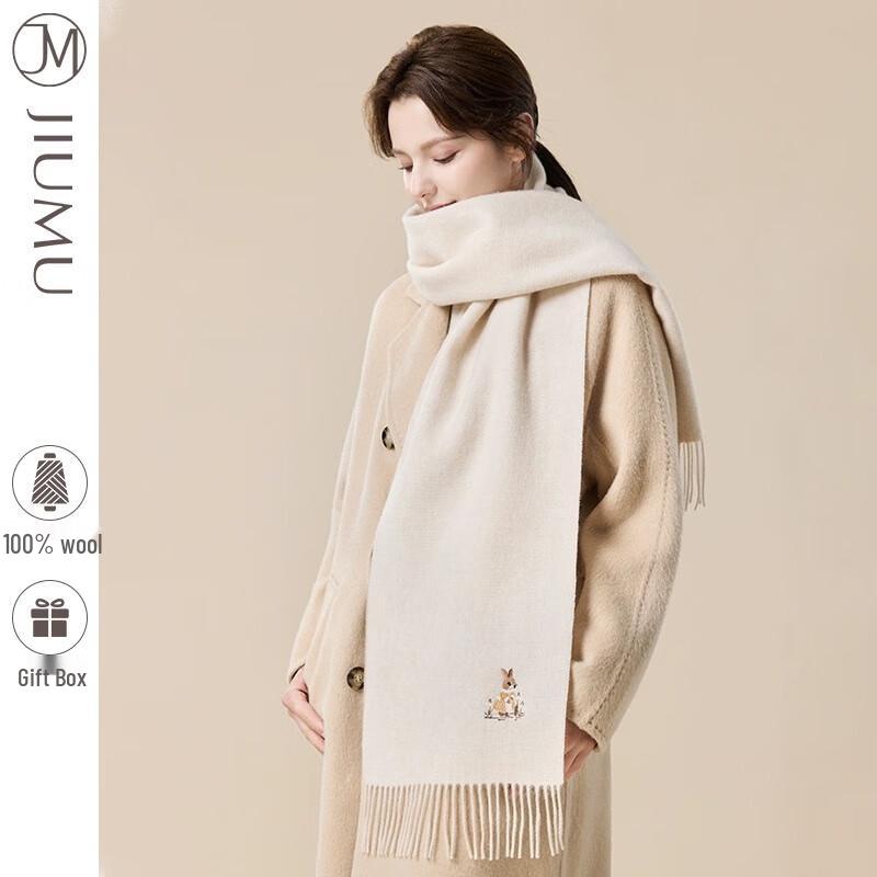 JIUMU Pure Wool Scarf