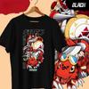 Digimon Guilmon Эволюция Хлопковая футболка для летней моды 2026 года Мужская и женская Повседневная Косплей Футболка с коротким рукавом